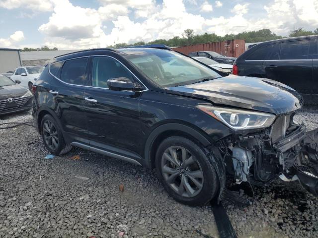 5XYZW4LA9HG489344 - 2017 HYUNDAI SANTA FE S BLACK photo 4