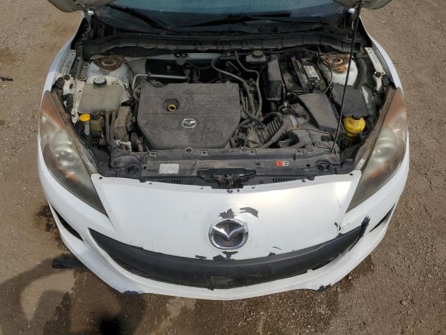 JM1BL1TF1D1794139 - 2013 MAZDA 3 I WHITE photo 11
