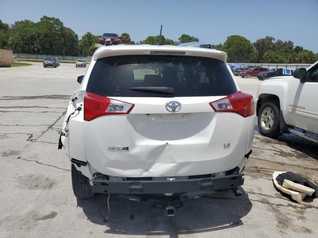 JTMZFREV8FJ040523 - 2015 TOYOTA RAV4 LE WHITE photo 6