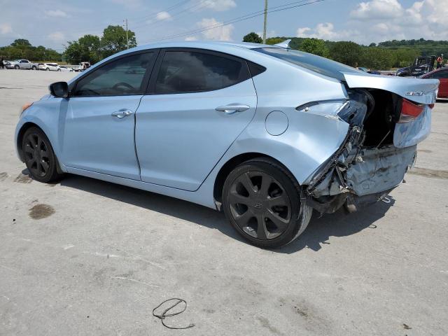 KMHDH4AE3CU258260 - 2012 HYUNDAI ELANTRA GLS BLUE photo 2