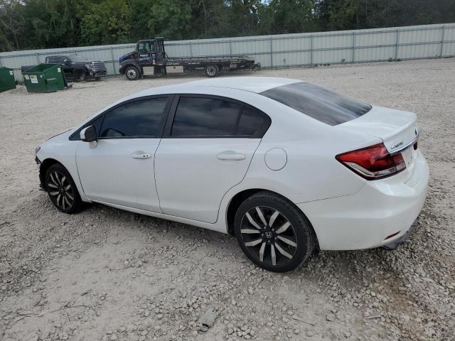 19XFB2F91FE005620 - 2015 HONDA CIVIC EXL თეთრი ფოტო 2