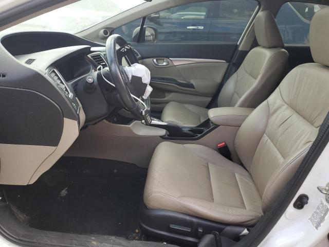 19XFB2F91FE005620 - 2015 HONDA CIVIC EXL თეთრი ფოტო 7