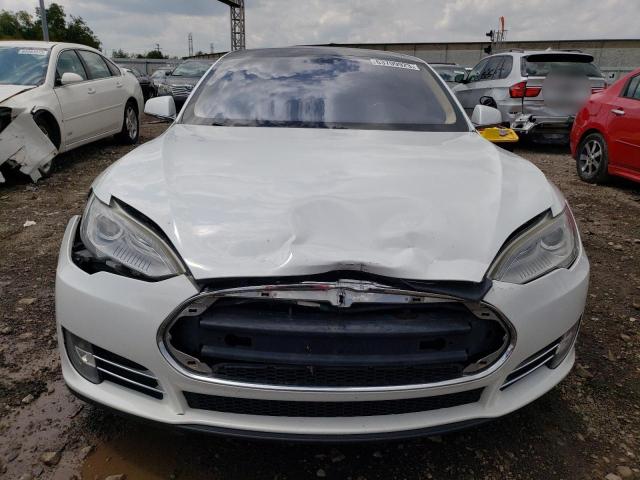 5YJSA1CN0DFP13619 - 2013 TESLA MODEL S Սպիտակ լուսանկար 5