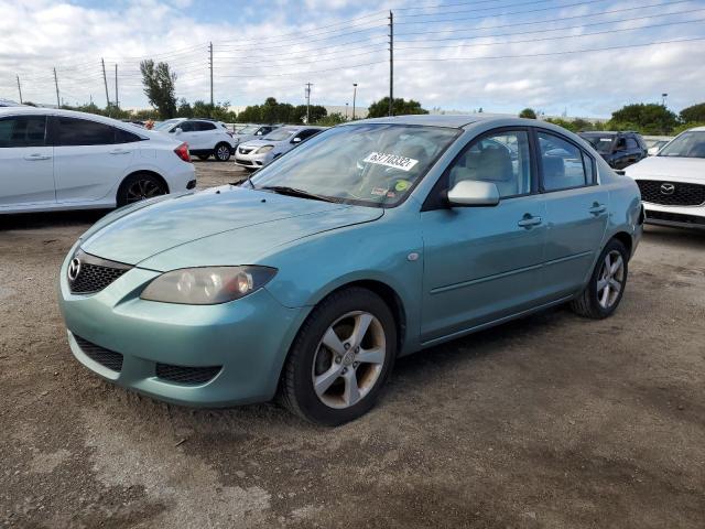 JM1BK12F141176873 - 2004 MAZDA MAZDA3 I BLUE photo 2