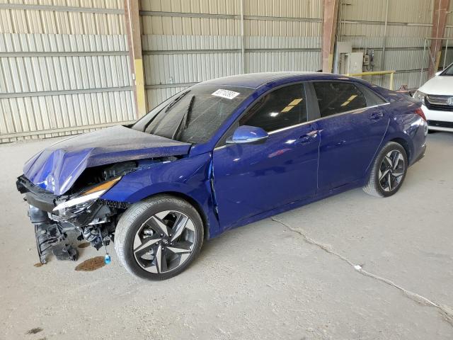 KMHLP4AG2PU494095 - 2023 HYUNDAI ELANTRA LIMITED BLUE photo 1