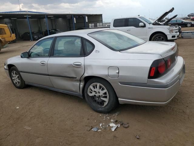 2G1WF52E959181278 - 2005 CHEVROLET IMPALA SILVER photo 2