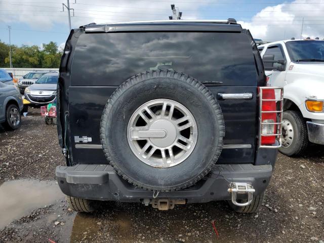 5GTDN13E278121942 - 2007 HUMMER H3 BLACK photo 6