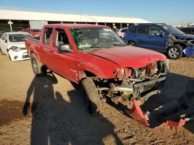 1N6ED27TX4C404902 - 2004 NISSAN FRONTIER CREW CAB XE V6 RED photo 1