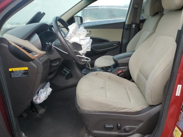 5XYZUDLB9EG198711 - 2014 HYUNDAI SANTA FE S ბურგუნდია ფოტო 7