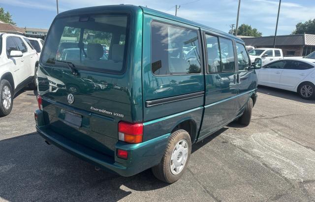 WV2KH2704XH010983 - 1999 VOLKSWAGEN EUROVAN GLS GREEN photo 4