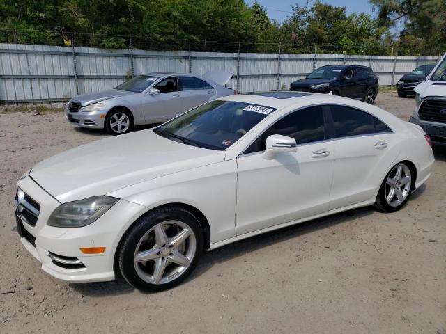 WDDLJ9BB0DA087532 - 2013 MERCEDES-BENZ CLS 550 4MATIC WHITE photo 1