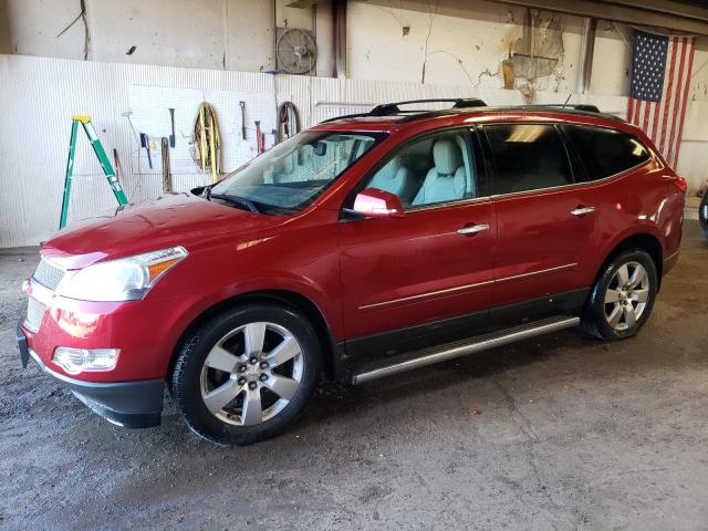 1GNKVLED8CJ197223 - 2012 CHEVROLET TRAVERSE LTZ MAROON photo 1