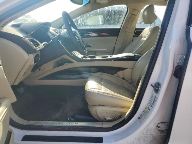 3LN6L2G9XER819442 - 2014 LINCOLN MKZ WHITE photo 7