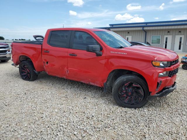 1GCPWBEK8NZ228382 - 2022 CHEVROLET SILVERADO C1500 CUSTOM RED photo 4