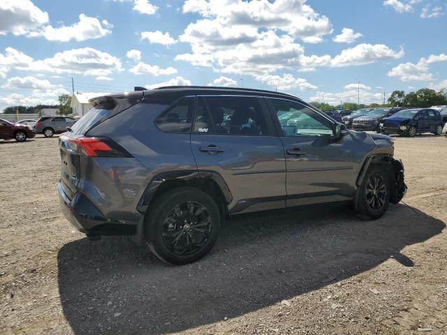 4T3E6RFV4NU090641 - 2022 TOYOTA RAV4 XSE GRAY photo 3