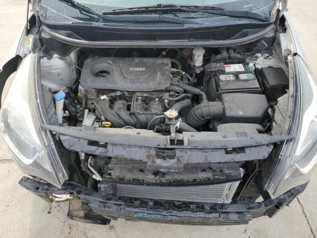 KNADM4A36G6667312 - 2016 KIA RIO LX SILVER photo 11