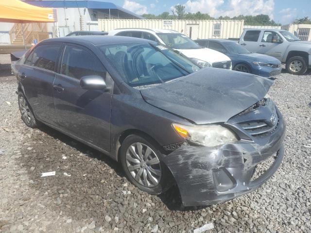 5YFBU4EE4DP139875 - 2013 TOYOTA COROLLA BASE Gris photo 4