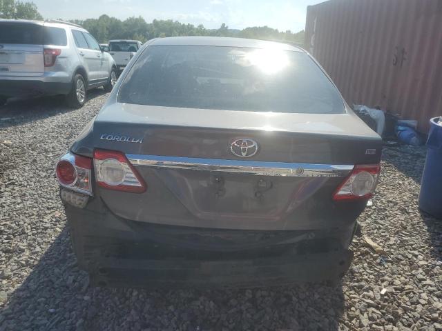 5YFBU4EE4DP139875 - 2013 TOYOTA COROLLA BASE Gris photo 6