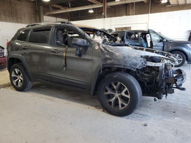 1C4PJMBSXEW161719 - 2014 JEEP CHEROKEE TRAILHAWK 灰色 照片 4