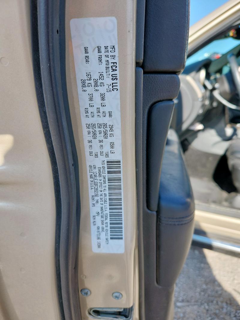 1C4RJEJG9FC952192 - 2015 JEEP GRAND CHER SUMMIT 棕色 照片 12