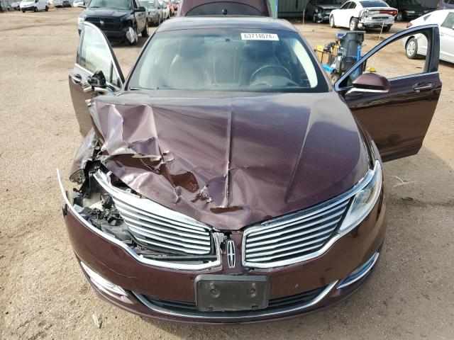3LN6L2G9XDR815891 - 2013 LINCOLN MKZ MAROON photo 11