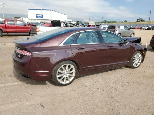 3LN6L2G9XDR815891 - 2013 LINCOLN MKZ MAROON photo 3