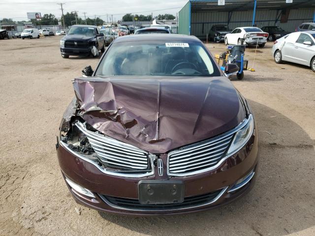 3LN6L2G9XDR815891 - 2013 LINCOLN MKZ MAROON photo 5