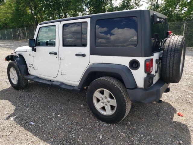 1C4BJWDG3EL157446 - 2014 JEEP WRANGLER U SPORT WHITE photo 2