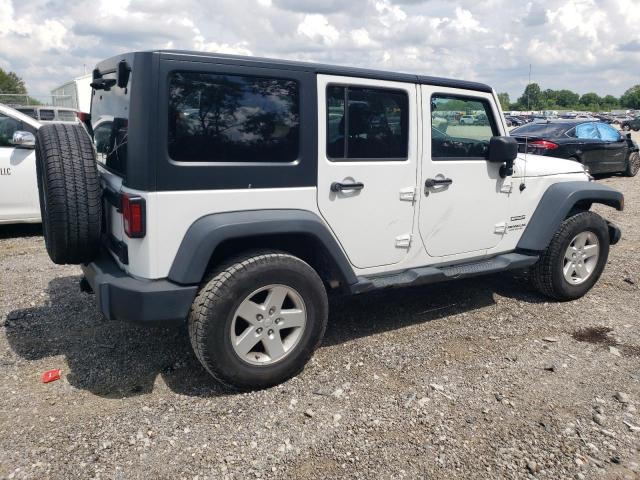 1C4BJWDG3EL157446 - 2014 JEEP WRANGLER U SPORT WHITE photo 3