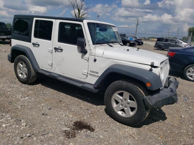 1C4BJWDG3EL157446 - 2014 JEEP WRANGLER U SPORT WHITE photo 4