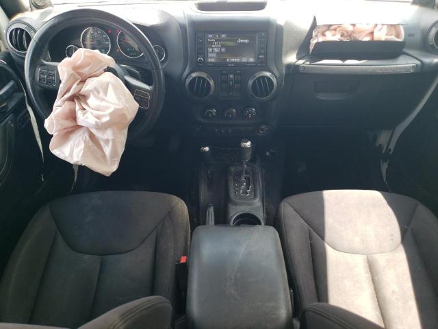 1C4BJWDG3EL157446 - 2014 JEEP WRANGLER U SPORT WHITE photo 8