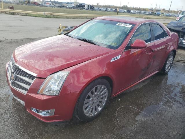1G6DP5EVXA0104059 - 2010 CADILLAC CTS PREMIUM COLLECTION RED photo 2