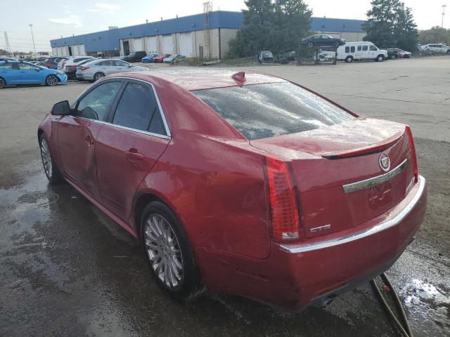 1G6DP5EVXA0104059 - 2010 CADILLAC CTS PREMIUM COLLECTION RED photo 3