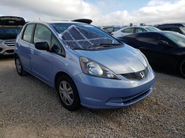 JHMGE8H27AC027344 - 2010 HONDA FIT BLUE photo 1