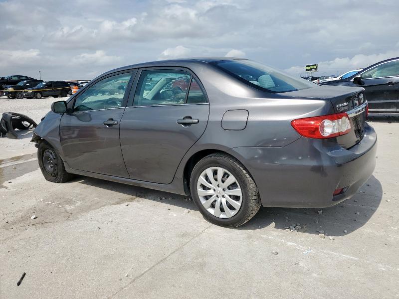 5YFBU4EE0DP120501 - 2013 TOYOTA COROLLA LE BASE GRAY photo 2