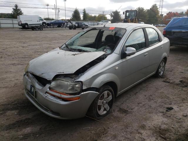 KL1TD52615B459766 - 2005 CHEVROLET AVEO BASE Gümüş foto 2