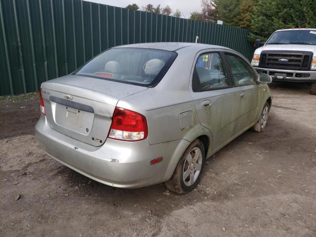 KL1TD52615B459766 - 2005 CHEVROLET AVEO BASE Gümüş foto 4