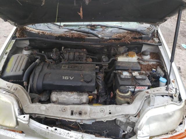 KL1TD52615B459766 - 2005 CHEVROLET AVEO BASE Gümüş foto 7