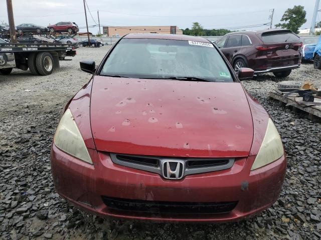 1HGCM66523A012688 - 2003 HONDA ACCORD EX RED photo 5