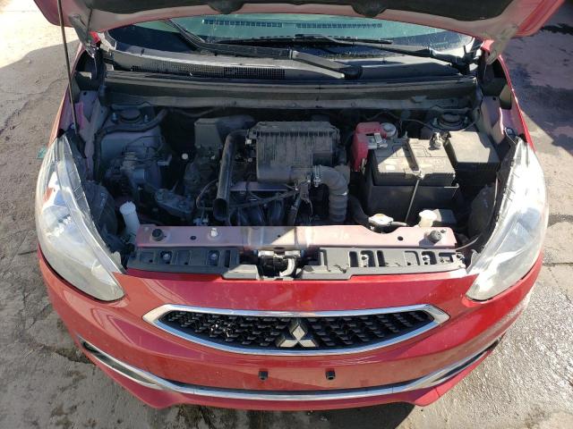 ML32A3HJ7KH013761 - 2019 MITSUBISHI MIRAGE ES RED photo 11