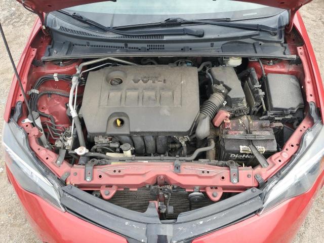 2T1BURHE9HC926030 - 2017 TOYOTA COROLLA L RED photo 11