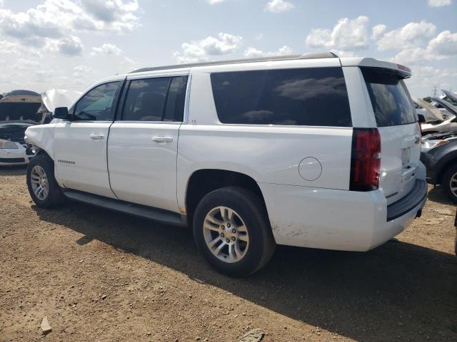 1GNSKJKCXFR569014 - 2015 CHEVROLET SUBURBAN K1500 LT WHITE photo 2