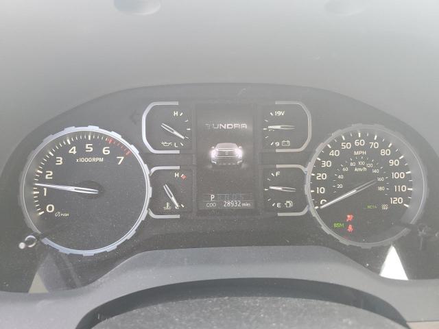 5TFUW5F14KX848762 - 2019 TOYOTA TUNDRA DOUBLE CAB SR/SR5 BLACK photo 9