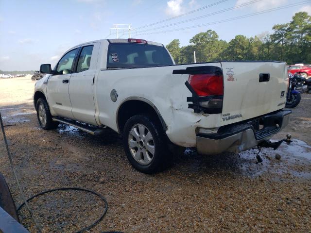 5TFUW5F13AX101331 - 2010 TOYOTA TUNDRA DOUBLE CAB SR5 WHITE photo 2