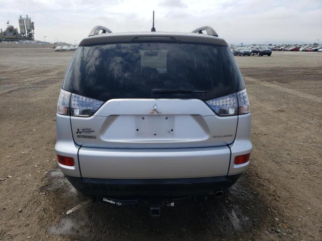 JA4AS3AW2BU018802 - 2011 MITSUBISHI OUTLANDER SE SILVER photo 6