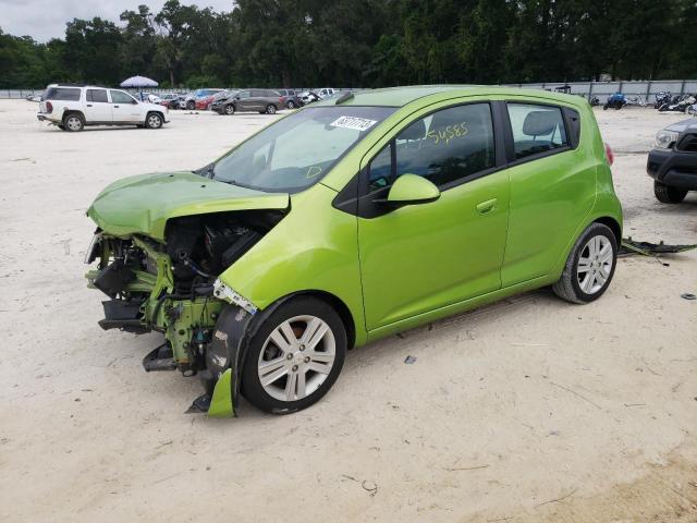 KL8CD6S92EC570905 - 2014 CHEVROLET SPARK 1LT GREEN photo 1