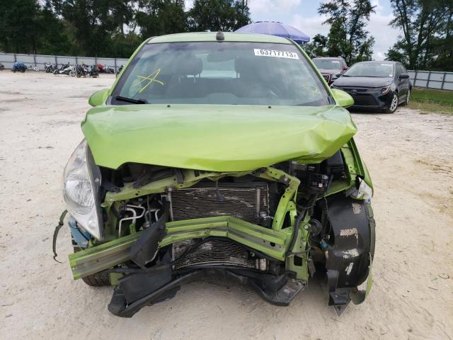 KL8CD6S92EC570905 - 2014 CHEVROLET SPARK 1LT GREEN photo 5