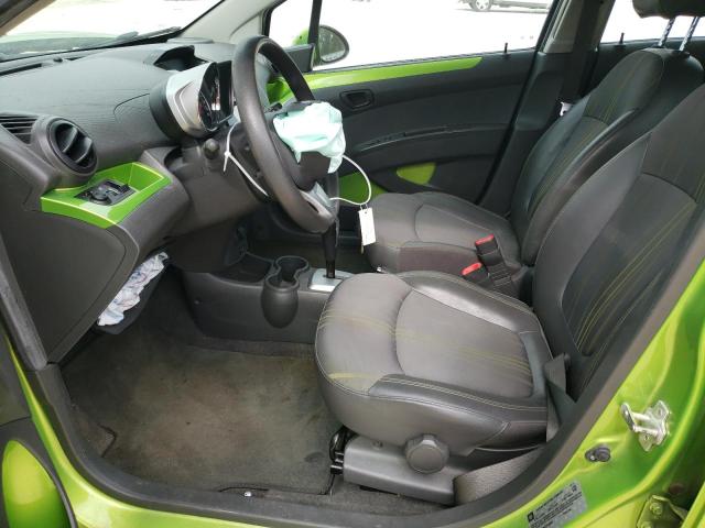 KL8CD6S92EC570905 - 2014 CHEVROLET SPARK 1LT GREEN photo 7