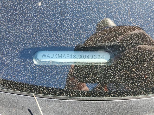 WAUKMAF48JA049324 - 2018 AUDI A4 PREMIUM BLUE photo 12