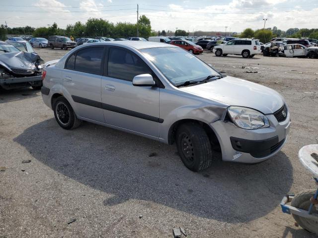 KNADE223X96483140 - 2009 KIA RIO BASE SILVER photo 4